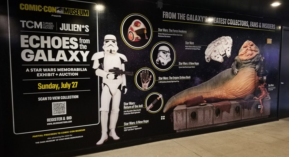 SDCC ’25: Real-life STAR WARS props on display & on auction at the Comic-Con Museum